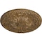 Ekena Millwork Amelia Ceiling Medallion (Fits Canopies up to 2 3/8"), Hand-Painted Rubbed Bronze, 19 5/8"OD x 3/4"P CM20AMRZS - alternate 3